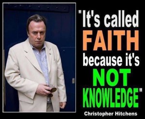 It's called faith...