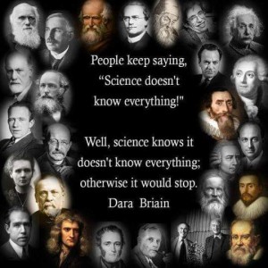 Science doesn't yet know everything...