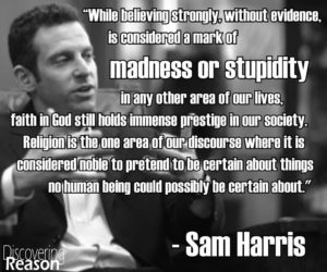 Sam Harris on believing without evidence