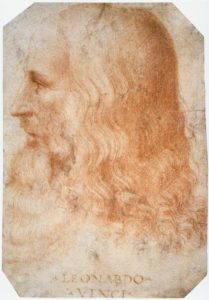 Portrait of Leonardo da Vinci By Francesco Melzi - Web Gallery of Art:   Image  Info about artwork, Public Domain, https://commons.wikimedia.org/w/index.php?curid=15498000