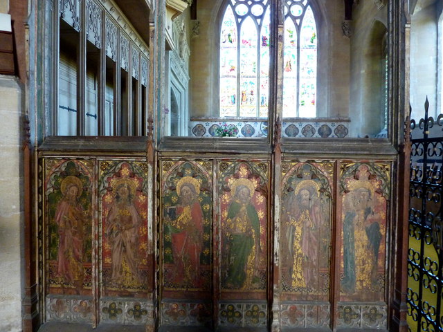 Rood screen in St. Mary's church, Old Hunstanton